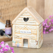 Load image into Gallery viewer, Hen House Oil & Wax Melt Warmer - Farmhouse Ceramic Tealight Burner