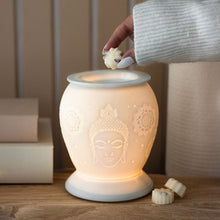 Load image into Gallery viewer, White Ceramic Electric Wax Melt Warmer & Oil Burner