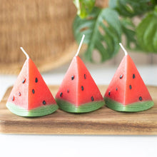 Load image into Gallery viewer, Fruit Shaped Trio Of Candles - Novelty Unscented Decorative Candles