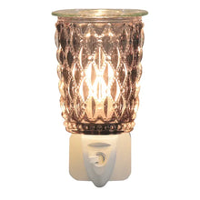 Load image into Gallery viewer, Black cut glass plug in wax melt warmer elegant design