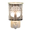 Load image into Gallery viewer, Chrome Plug In Tree Of Life Electric Wax Melt Mini Warmer