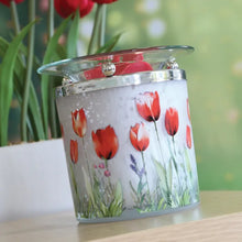 Load image into Gallery viewer, Tulip Glass Wax Melt Tealight Warmer