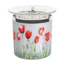 Load image into Gallery viewer, Tulip Glass Wax Melt Tealight Warmer
