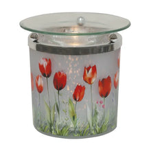 Load image into Gallery viewer, Tulip Glass Wax Melt Tealight Warmer