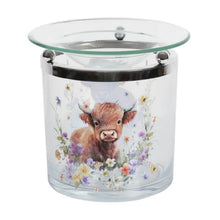 Load image into Gallery viewer, Highland Cow Tealight Wax Melt Warmer