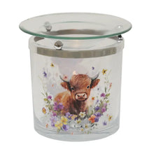 Load image into Gallery viewer, Highland Cow Tealight Wax Melt Warmer
