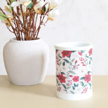 Load image into Gallery viewer, Red Floral Electric Wax Melt Warmer