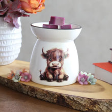 Load image into Gallery viewer, Highland Calf Tealight Wax Melt Warmer & Oil Burner