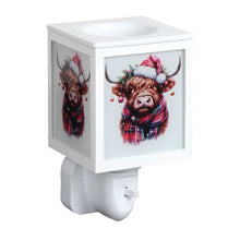 Load image into Gallery viewer, Christmas Highland Cow Plug-In Electric Wax Melt Warmer – 14cm
