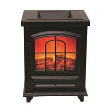 Load image into Gallery viewer, Black Log Burner Electric Wax Melt Warmer – 16cm