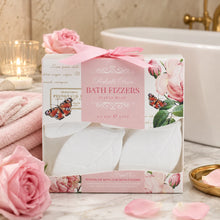 Load image into Gallery viewer, Redoute Rose Bath Fizzer Gift Set Pack Of Four
