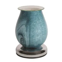 Load image into Gallery viewer, Oval swirl electric wax melt warmer contemporary design