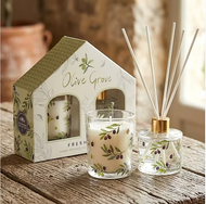 Olive Grove Candle & Reed Diffuser Set