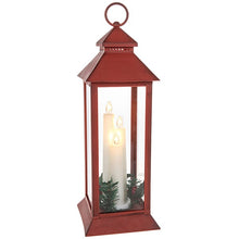 Load image into Gallery viewer, Christmas Tall Candle Lantern Triple Flame - KELLY&#39;S SMELLIES

