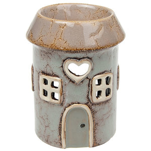 Village Pottery Heart Wax Melt Warmer / Oil Burner