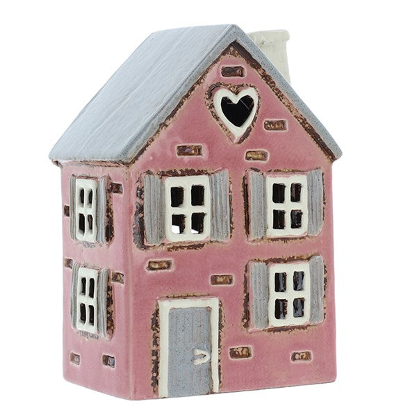 Village Pottery pink House With Shutters - KELLY'S SMELLIES