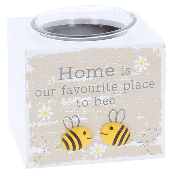 Pebble Bee Tealight Holder Home - KELLY'S SMELLIES