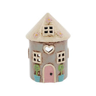 Village Pottery Round Garden House Candle Holder - KELLY'S SMELLIES