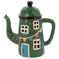 Village Pottery Teapot Candle Holder