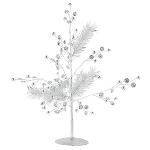 Shimmering Christmas Trees In Gold Or Silver