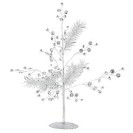 Shimmering Christmas Trees In Gold Or Silver