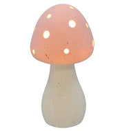 Pink Matt Mushroom Led Lamp - KELLY'S SMELLIES