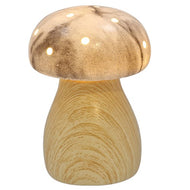 Small Marble Button Mushroom Glow Lamp