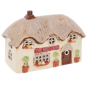 Village Pottery The Red Lion Tealight Candle Holder