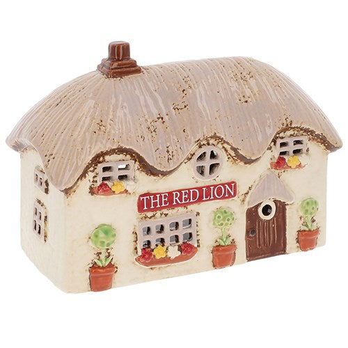 Village Pottery The Red Lion Tealight Candle Holder