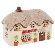 Village Pottery The Red Lion Tealight Candle Holder