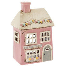 Load image into Gallery viewer, The Coffee Pot Village Pottery Candle Holder
