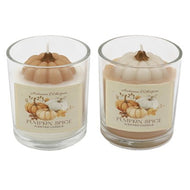 Pumpkin Glass Candle