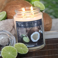 Woodbridge Coconut & Lime Luxury Scented Candle | 565g | 130hr Burn