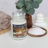 Woodbridge Spa Day Luxury Scented Candle | Jasmine & Oud | 565g | 130hr Burn