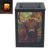 Stained Glass Highland Cow Electric Wax Melt Warmer