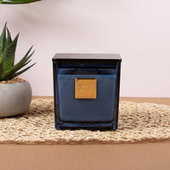 Azure Square Lidded Candle