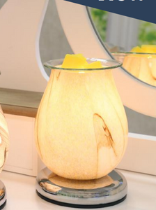 Oval Shaped Swirl Electric Wax Melt Warmer
