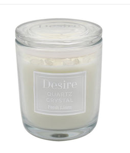 Classic Fragrant Candle With Healing Crystals - KELLY'S SMELLIES