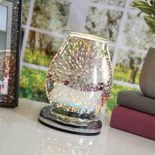 Load image into Gallery viewer, 3D starburst electric wax melt warmer modern geometric design
