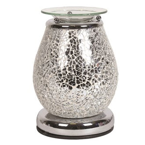 Jupiter Silver Mosaic Touch Control Electric Wax Melt Warmer - KELLY'S SMELLIES