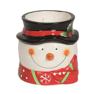 Snowman Candle