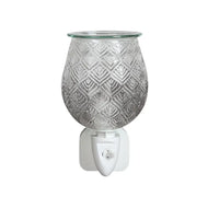 Clear Glass Leaf Wax Melt Plug In Warmer