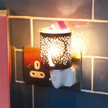 Load image into Gallery viewer, Tree of Life Plug In Wax Melt Warmer - Black &amp; Gold Electric Burner
