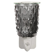 Black Cut Glass Plug In Warmer