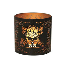 Load image into Gallery viewer, Highland Cow Black &amp; Gold 3 In 1 Wax Melt Warmer
