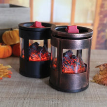 Load image into Gallery viewer, Burning Embers Copper Finish Electric Wax Melt Warmer

