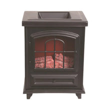 Load image into Gallery viewer, Black Log Burner Electric Wax Melt Warmer – 16cm
