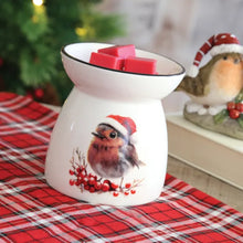 Load image into Gallery viewer, Festive Robin Wax Melt Warmer &amp; Oil Burner
