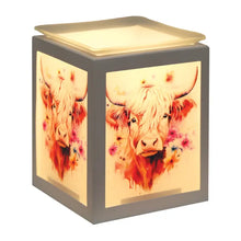 Load image into Gallery viewer, Highland Cow Electric Wax Melt Warmer – 14cm
