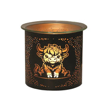 Load image into Gallery viewer, Highland Cow Black &amp; Gold 3 In 1 Wax Melt Warmer
